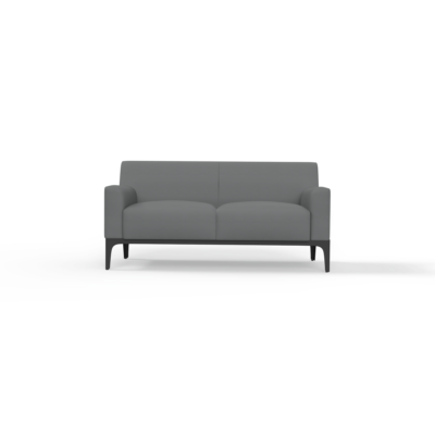 Cedar-Lounge-Chair-Metal-Charcoal-PU-PU-2-Seater-Front-3.png
